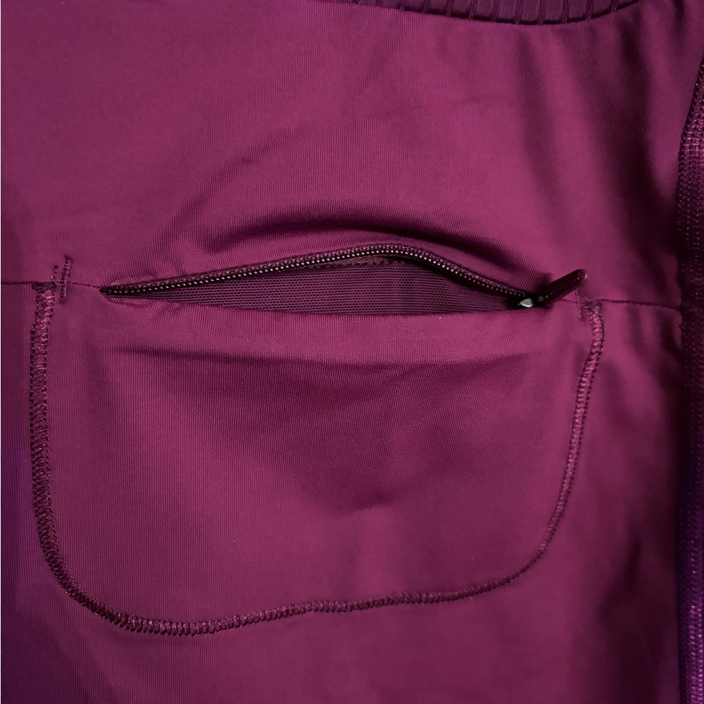 Athleta Razorback Tank Top Ribbed Purple Size Small Activewear - Picture 4 of 6